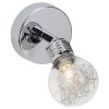 BULB Přisazené svítidlo, základna kov, povrch černá, krycí sklo čiré, pro žárovku 1x28W, G9, 230V, IP20, tř.1, rozměry 165x85x85mm náhled 2