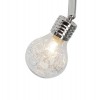 BULB Přisazené svítidlo, základna kov, povrch černá, krycí sklo čiré, pro žárovku 1x28W, G9, 230V, IP20, tř.1, rozměry 165x85x85mm náhled 4