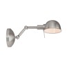 UTROL VÝPRODEJ Nástěnné svítdlo, směrové, základna kov, povrch chrom mat, pro žárovku 1x40W, E14, 230V, IP20, tř.2, rozměry d=118mm, l=290mm, h=191mm náhled 1