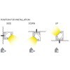 FEMTOLINE 25T Přisazený hliníkový profil, sklon svícení 45°, pro LED pásek max 18W/m, černá, vč difuzoru plexi mat a mont klipu, š=25mm, h=29mm, max délka 6m, cena/1 metr náhled 3