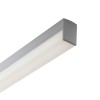 XMINI LED VÝPRODEJ Nástěnné svítidlo, těleso hliníkový profil, povrch šedostříbrná, difuzor plast opál, LED 14W, neutr 4000K, 1008lm, Ra80, 230V, IP20, tř.2, rozměry 38x55, délka l=536mm náhled 3