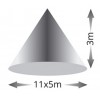 SECUR LED 2,7W CORRIDOR Stropní, přisazené nouzové svítidlo, plast bílá, charakteristika CORRIDOR, LED 2,7W, 150lm, denní 5000K, záloha 3h, 230V, IP20, tř.1, 130x130x45mm náhled 5