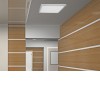 MR121 - Rám pro LED panel 60x60 Montážní rám pro stropní montáž LED panelů, materiál hliník, povrch hliník šedostříbrná, rozměr rámu 600x600x50mm, DIY šroubovací, rozložený náhled 4
