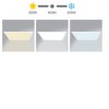 JAMESO 45W 60x60cm CCT Stropní, podhledové, svítidlo, těleso hliník, povrch bílá, difuzor plast opál, LED panel 40W, 4200lm, dálk. ovl. CCT teplota teplá 3000K-denní 6500K, stmív., Ra80, 230V, IP20, 595x595mm náhled 2