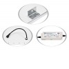 ANCORO 40W IP65 Stropní, podhledové, svítidlo, těleso hliník, bílá, difuzor plast, LED panel 40W, 4100lm, neutrální 4000K, vyzař.úhel 140°, Ra80, 230V, IP65, tř.2, rozměry 595x595x9mm. náhled 3