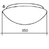 ELLA Stropní svítidlo, základna kov, povrch bílá, difuzor sklo opál, pro žárovku 1x60W, E27, A60, 230V, IP20, tř.1, 280x117mm náhled 10