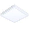 FUEVA-Z CONNECT-Z VÝPRODEJ Stropní svítidlo, kov černá, difuzor plast, LED 17W, 2100lm, dálk ovl, nebo smart telefon Bluetooth, stmív, nast teplota CCT teplá 3000K-denní 6400K, Ra80, 230V IP44, 210x210x28mm náhled 5