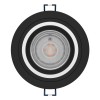 CAROSSO-Z Stropní vestavné bodové svítidlo, kruh, hliník, černá, LED 5W, dálk ovl.(samost.), telefon, Zig, Blu, CCT 3000K až 6400K, 400lm, RGBW, Ra80, 230V, IP20, tř.2., rozměry d=93mm, otvor d=80mm náhled 3