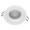 CAROSSO-Z Stropní vestavné bodové svítidlo, kruh, hliník, bílá, LED 5W, dálk ovl.(samost.), telefon, Zig, Blu, CCT 3000K až 6400K, 400lm, RGBW, Ra80, 230V, IP20, tř.2., rozměry d=93mm, otvor d=80mm náhled 1