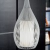 RAZONI VÝPRODEJ Závěsné svítidlo, materiál kov, povrch černá, difuzor sklo mat, pro žárovku 1x60W, E27 A60, 230V, IP20, zař. tř.2, d=190mm, závěs l=1100mm lze zkrátit náhled 4