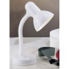 PITTY BASIC Stolní lampa, těleso kov, flexibilní nastavitelné rameno plast, barva červená, pro žárovku 1x60W, E27, A60, 230V, IP20, h=300mm, základna =125mm, s vypínačem. náhled 3