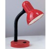 PITTY BASIC Stolní lampa, těleso kov, flexibilní nastavitelné rameno plast, barva červená, pro žárovku 1x60W, E27, A60, 230V, IP20, h=300mm, základna =125mm, s vypínačem. náhled 8