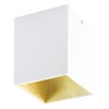 POLASSO VÝPRODEJ Stropní svítidlo, materiál hliník, plast, povrh vnější černá, vniřní měď, LED 1x3,3W, teplá, 340lm/cca 20W žár., 230V, IP20, tř.2, rozměry 100x100mm, h=120mm náhled 3