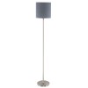 PASTERI VÝPRODEJ Stojací lampa, základna kov, povrch nikl mat, stínítko textil bílá, pro žárovku 1x60W, E27, 230V, IP20, tř.2, rozměry d=280mm, h=1575mm, vč vypínače na kabelu náhled 2