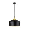 OBREGON VÝPRODEJ Závěsné svítidlo, materiál kov, povrch bílá, chrom detaily, pro žár 1x60W, E27, A60, 230V, IP20, tř.2, rozměry d=350mm, vč závěsu l=1100mm lze zkrátit náhled 2