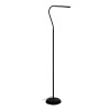LAROA LED 4,5W VÝPRODEJ Stojací lampa, flexibilní rameno, husí krk, těleso plast, povrch černá, difuzor plast opál, LED 4,5W, 550lm, neutrální 4000K, 230V, IP20, tř.2, d=210mm, h=1300mm, dotykový stmívač a vypína náhled 1