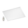 SALOBRENA-C LED 16W/34W CCT RGBW 60x60 VÝPRODEJ Stropní svítidlo, hliník, bílá, difuzor plast LED 34W, 4300lm, pomocí dálk ovl. (součástí) n telefonu stmívat nast teplota světla CCT teplá 2700K - denní 6500K, RGBW, 230V, IP20, 595x595x20mm náhled 2