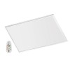 SALOBRENA-C LED 16W/34W CCT RGBW 60x60 VÝPRODEJ Stropní svítidlo, hliník, bílá, difuzor plast LED 34W, 4300lm, pomocí dálk ovl. (součástí) n telefonu stmívat nast teplota světla CCT teplá 2700K - denní 6500K, RGBW, 230V, IP20, 595x595x20mm náhled 1