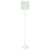 PASTERI VÝPRODEJ Stojací lampa, základna kov, povrch nikl mat, stínítko textil bílá, pro žárovku 1x60W, E27, 230V, IP20, tř.2, rozměry d=280mm, h=1575mm, vč vypínače na kabelu náhled 3