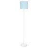 PASTERI VÝPRODEJ Stojací lampa, základna kov, povrch nikl mat, stínítko textil bílá, pro žárovku 1x60W, E27, 230V, IP20, tř.2, rozměry d=280mm, h=1575mm, vč vypínače na kabelu náhled 4