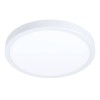 FUEVA-Z CONNECT-Z VÝPRODEJ Stropní svítidlo, kov bílá, difuzor plast, LED 20W, 2700lm, dálk ovl, nebo smart telefon Bluetooth, stmív, nast teplota CCT teplá 3000K-denní 6400K, Ra80, 230V IP44, d=285mm, h=28mm náhled 1