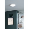 FUEVA-Z CONNECT-Z Stropní svítidlo, kov černá, difuzor plast, LED 20W, 2700lm, dálk ovl, nebo smart telefon Bluetooth, stmív, nast teplota CCT teplá 3000K-denní 6400K, Ra80, 230V IP44, d=285mm, h=28mm náhled 7