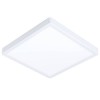 FUEVA-Z CONNECT-Z VÝPRODEJ Stropní svítidlo, kov černá, difuzor plast, LED 17W, 2100lm, dálk ovl, nebo smart telefon Bluetooth, stmív, nast teplota CCT teplá 3000K-denní 6400K, Ra80, 230V IP44, 210x210x28mm náhled 3