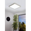 FUEVA-Z CONNECT-Z VÝPRODEJ Stropní svítidlo, kov černá, difuzor plast, LED 17W, 2100lm, dálk ovl, nebo smart telefon Bluetooth, stmív, nast teplota CCT teplá 3000K-denní 6400K, Ra80, 230V IP44, 210x210x28mm náhled 7