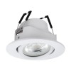 SALICETO-Z CONNECT-Z CCT RGBW Stropní, vestavné, bodové svítidlo, výklopné +-20°,hliník, bílá, LED 5W, 400lm, ovl smart telefon Bluetooth, stmív, nast teplota CCT teplá 3000K - denní 6000K, RGBW, Ra80, 230V, IP20, d=88 náhled 1