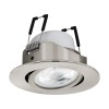 SALICETO-Z CONNECT-Z CCT RGBW Stropní, vestavné, bodové svítidlo, výklopné +-20°,hliník, nikl, LED 5W, 400lm, ovl smart telefon Bluetooth, stmív, nast teplota CCT teplá 3000K - denní 6000K, RGBW, Ra80, 230V, IP20, d=88 náhled 1