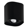 CAMINALES-Z VÝPRODEJ Stropní přisazené svítidlo, kov, černá, 1x4,9W, GU10, dálk ovl.(samost.), telefon, Zigbee, Bluetooth, CCT teplá 3000K - denní 6400K, 345lm, RGBW, Ra80, 230V, IP20, tř.2., 125x125x120mm náhled 1