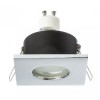 SPLASH SQ Stropní, podhledové svítidlo, těleso kov, povrch chrom lesk, difuzor sklo mat, pro žárovku 1x50W, GU10, ES50, 230V, do koupelny IP65/IP20, tř.1. rozměry 83x83x49mm náhled 3