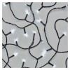 VR BASIC 100 LED řetěz bílá svítí stále IP44, 10m VÝPRODEJ Spojovatelný vnitřní/venkovní vánoční řetěz, 100 LED studená, svítí stále, svítící část 10m, rozteč 0,1m, IP44, kabel černá, trafo SAMOSTATNĚ náhled 9