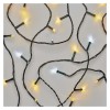 VR BASIC 100 LED řetěz bílá svítí stále IP44, 10m VÝPRODEJ Spojovatelný vnitřní/venkovní vánoční řetěz, 100 LED studená, svítí stále, svítící část 10m, rozteč 0,1m, IP44, kabel černá, trafo SAMOSTATNĚ náhled 10