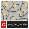 VR BASIC 100 LED řetěz bílá svítí stále IP44, 10m VÝPRODEJ Spojovatelný vnitřní/venkovní vánoční řetěz, 100 LED studená, svítí stále, svítící část 10m, rozteč 0,1m, IP44, kabel černá, trafo SAMOSTATNĚ náhled 7