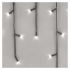 VT BASIC 100 LED, třásně, bílá, svítí stále, IP44 VÝPRODEJ Spojovatelný vnitřní/venkovní vánoční třásně, 100 LED, teplá svítí stále, svítící část l=2,5mx0,9m, rozteč 0,1m, IP44, kabel černá, trafo SAMOSTANĚ náhled 2