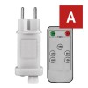 TRAFO 800/500 LED, DO časovač 4h-10h , IP44 VÝPRODEJ Napájecí zdroj pro spojovatelné vánoční osvětlení max 800 LED BASIC, nebo 500 LED PRO, 230V/30V, IP44, dálkový ovladač pro časovač 4h, 6h, 8h, 10h nebo stále, náhled 2