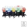 Party řetez, 10x LED, IP44 Venkovní zahradní párty řetěz, 10x LED, svítí stále, vícebarevný, vč. Adaptéru 230V, IP44, rozměry l=500cm, přívodní kabel černá l=5m náhled 2
