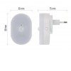 WIFI PIR senzor Noční orientační světlo do zásuvky, PIR senzor pohybu, dosah až 4m, bílá, TUYA smart WiFi, LED 0,7W, bílá 10lm, RGB, 230V, IP20, rozměry 55x75x80mm. náhled 4