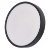 LORER 17W CCT IP54 Stropní přisazené svítidlo, těleso kov, povrch bílá/černá, difuzor plast opál, LED 17W, 1100lm/1400lm, přepín. CCT teplota teplá 3000K-neutrální 4000K, 230V, do koupelny IP54, rozměry d=310mm, h=75mm.