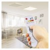 IRLAND LED 18W, 24W, CCT, IP20 Stropní přisazené svítidlo, těleso plech, povrch bílá, difuzor plast opál, LED 24W, pomocí dálk ov souč, CCT nast teplota 2700K - denní 6500K, stmívat, Ra80, 230V, IP20, rozměry 600x300x61mm náhled 9