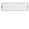 LAMIN 3W IP65 Nouzové svítidlo, trvalé i nouzové svícení, záloha 3h, plast bílá, krycí plast transparentní, LED 3W, 150lm, denní 6500K, 230V, IP65, IK08, rozměry 351x111x63mm. náhled 2