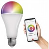 Smart Bulb 14W E27 A65 Smart TUYA Zigbee Světelný zdroj, žárovka, sklo a kov, LED 14W, 1400lm, E27, dálk ovl, nebo smart tel. TUYA, Zigbee stmív., nast CCT, 2700K až 6500K, RGB, Ra80, 230V, životnost 20 000h, rozměry d=65mm, l=134mm náhled 2