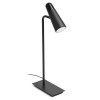 HUTA TABLE LAMP LED 1x4W Stolní lampa, nast směr svícení, základna kov, těleso kov, povrch lak černá mat, difuzor plast mat, LED 1x4W, teplá 3000K, 400lm, 230V, IP20, tř.2. rozměry základna 50x80mm h=180mm náhled 1