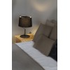 BERNI Stolní lampa, těleso kov povrch bílá, stínítko textil barva bílá, pro žárovku 1x20W E27, 230V, IP20, rozměry d=310, h=450mm, náhled 5