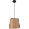 WEDERN PENDANT 1x15W E27 Závěsné svítidlo, základna kov, těleso kov, povrch lak černá mat, stínítko dřevo třešňové, pro žárovku 1x15W, E27, 230V, IP20, tř.2. rozměry stínítko d=500mm h=520mm, vč závěsu l=2000mm, l náhled 2