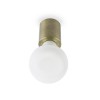 TEN Stropní svítidlo, základna hliník barva bílá, pro žárovku 1x20W, E27, 230V, IP20, rozměry: d=60mm, l=70mm náhled 4