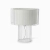BETY stolní 1x100W E27 Stolní lampa, základna kov, povrch černá, stínítko textil bílá, pro žárovku 1x100W, E27, 230V, IP20, 400x470x200mm. náhled 2