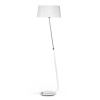 HOTEL Stojací lampa, těleso kov, povrch kombinace chrom+černá, stínítko textil černá pro úspornou žárovku 1x20W E27, 230V, IP20, d=405mm, h=1530mm, s vypínačem náhled 2