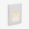 ASTANA 3 Vestavné svítidlo do stěny v rovině sádrokartonu, základna kov, přední část sádra, barva bílá, 1x1W, LED, teplá 3000K, 350mA, 150lm, IP20, 145x100x50mm, svítídolů náhled 1